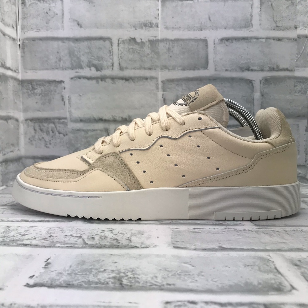 NEW Adidas Originals Supercourt Ecru Tint - Picture 3 of 9